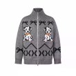 画像3: Dalmatian Puppy Zip Up Sweater Cardigan Coat　 ユニセックス 男女兼用ダルメシアン子犬ジップアップセーターカーディガンコート トップス (3)