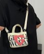 画像8: Apple G Applique Canvas Mini Tote Shoulder Crossbody Bag　アップリGアップリケ付きキャンバスミニトート ショルダークロスボディバッグ　 (8)