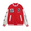 画像5: Unique embroidery Stadium Jumper baseball uniform jumper jacket blouson ユニセックス 男女兼用 ユニーク刺繍ヒップホップスタジアムジャンパー スタジャン MA-1 ボンバー ジャケット ブルゾン (5)