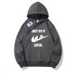 画像2: JUST DO IT LATER x Snoopy Sweat  Hoodie ユニセックス男女兼用 NASA × JUST DO IT LATER × スヌーピー パーカー (2)