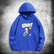 画像6: 24 KAWS×Basketball Street print Hooded Sweatshirt ユニセックス男女兼用 カウズ × バスケットボール プリントフーディパーカー (6)