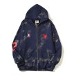 画像2: Zip-up camouflage hoodie　 男女兼用 ユニセックスジップアップカモフラージュ迷彩 フーディパーカー (2)