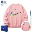 画像4: 24 Unisex Double Swoosh logo Sweat  ユニセックス 男女兼用  ダブル スウッシュ ロゴ 長袖 トレーナー (4)