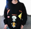 画像6:  Unisex  Spongebob Friends Print Sweatshirtユニセックス 男女兼用 スポンジボブと仲間たちプリント スウェット  長袖 トレーナー (6)