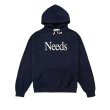 画像1: Unisex NEEDS logo hoodie 男女兼用 ユニセックス NEEDSロゴ 長袖 パーカーフーディ (1)