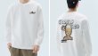 画像4:  Unisex  Garfield print round neck sweatshirt　ユニセックス 男女兼用 ガーフィールドプリント スウェット  長袖 トレーナー (4)