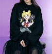 画像4: Sailor Moon print long sleeve sweatshirt   セーラームーンプリント長袖スウェットシャツトレーナー (4)