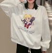 画像2: Sailor Moon print long sleeve sweatshirt   セーラームーンプリント長袖スウェットシャツトレーナー (2)