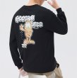 画像3:  Unisex  Garfield print round neck sweatshirt　ユニセックス 男女兼用 ガーフィールドプリント スウェット  長袖 トレーナー (3)