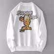 画像11:  Unisex  Garfield print round neck sweatshirt　ユニセックス 男女兼用 ガーフィールドプリント スウェット  長袖 トレーナー (11)