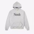 画像2: Unisex NEEDS logo hoodie 男女兼用 ユニセックス NEEDSロゴ 長袖 パーカーフーディ (2)