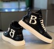 画像9: Unisex High-top leather alphabet logo lace-up sneakers ユニセックス 男女兼用 ハイカットレザーアルファベットロゴレースアップ スニーカー (9)