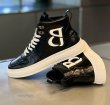 画像11: Unisex High-top leather alphabet logo lace-up sneakers ユニセックス 男女兼用 ハイカットレザーアルファベットロゴレースアップ スニーカー (11)