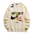 画像3: JUST DO IT Later × Spongebob & Patrick print Sweat shirt ユニセックス 男女兼用 JUST DO IT Later スポンジボブ ＆ パトリック ブロークン スウォッシュプリント トレーナー (3)