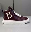 画像4: Unisex High-top leather alphabet logo lace-up sneakers ユニセックス 男女兼用 ハイカットレザーアルファベットロゴレースアップ スニーカー (4)