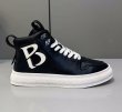 画像7: Unisex High-top leather alphabet logo lace-up sneakers ユニセックス 男女兼用 ハイカットレザーアルファベットロゴレースアップ スニーカー (7)