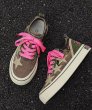 画像2: Unisex Camouflage and star emblem leather lace-up sneakers　ユニセックス 男女兼用 カモフラージュ迷彩＆スターエンブレムレザー レースアップスニーカー (2)