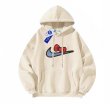 画像1: JUST DO IT LATER x Bow Sweat  Swoosh Hoodie ユニセックス男女兼用 NASA × JUST DO IT LATER × リボン スウォッシュ パーカー (1)