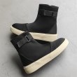 画像2: Unisex Thick-soled high-cut belt boots Sneakers　ユニセックス 男女兼用 厚底プラットフォームハイカットベルトブーツ  スニーカー (2)