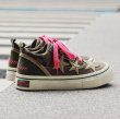 画像4: Unisex Camouflage and star emblem leather lace-up sneakers　ユニセックス 男女兼用 カモフラージュ迷彩＆スターエンブレムレザー レースアップスニーカー (4)