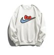 画像1: JUST DO IT LATER x Bow Sweat Swoosh Sweat Shirts ユニセックス男女兼用 NASA × JUST DO IT LATER × リボン スウォッシュ スウェット トレーナー (1)