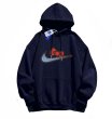 画像2: JUST DO IT LATER x Bow Sweat  Swoosh Hoodie ユニセックス男女兼用 NASA × JUST DO IT LATER × リボン スウォッシュ パーカー (2)