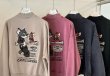 画像5: Unisex Vintage Tom and Jerry CASTLE LEATHERS Sweat Stadium Jacket Front and Back Design  ユニセックス 男女兼用 トムとジェリー ヴィンテージ加工 スウェット スタジャン スタジアムジャンパー ジャケット バック 刺繍 デザイン (5)