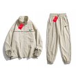 画像2: 24 Unisex ‎Not Swoosh logo Nylon Set up Matching Set Jacket + Pant ユニセックス 男女兼用 ノット スウォッシュロゴ マッチングセット ナイロン セットアップ 上下 (2)