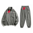 画像3: 24 Unisex ‎Not Swoosh logo Nylon Set up Matching Set Jacket + Pant ユニセックス 男女兼用 ノット スウォッシュロゴ マッチングセット ナイロン セットアップ 上下 (3)