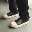 画像3: Unisex Leather high street slip-on sneakers 　ユニセックス 男女兼用レザーハイストリートスリッポン厚底プラットフォーム  スニーカー (3)