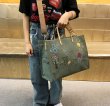 画像8: Graffiti Large Capacity Canvas Tote Shoulder Crossbody Bag　グラフィック落書きペイントキャンバストート ショルダークロスボディバッグ　 (8)