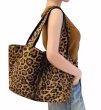 画像3: Leopard print pony tote shoulder bag　ユニセックス男女兼用レオパードハラコトートショルダーバッグ (3)