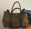 画像7: Wool tweed large capacity garden party tote shoulder bag　ユニセックス男女兼用ウールツイードラージガーデンパーティートートショルダーバッグ (7)