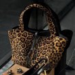 画像5: Leopard print pony tote shoulder bag　ユニセックス男女兼用レオパードハラコトートショルダーバッグ (5)