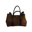 画像2: Wool tweed large capacity garden party tote shoulder bag　ユニセックス男女兼用ウールツイードラージガーデンパーティートートショルダーバッグ (2)