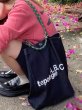 画像7: ABC Alphabet Ro Denim Rope Tote Shoulder Bag　　ユニセックス男女兼用ABCアルファベットロデニム ロープトート ショルダーバッグ　 (7)