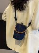 画像3: Denim purse tote shoulder crossbody bag　ユニセックス男女兼用デニムパース型トートショルダークロスボディバッグ (3)