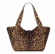 画像1: Leopard print pony tote shoulder bag　ユニセックス男女兼用レオパードハラコトートショルダーバッグ (1)