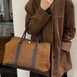 画像6: Wool tweed large capacity garden party tote shoulder bag　ユニセックス男女兼用ウールツイードラージガーデンパーティートートショルダーバッグ (6)