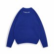 画像4: Dog face applique round neck sweater knit　ユニセックス男女兼用 ドッグフェイスアップリケエンブレム ラウンドネックセーターニット  (4)