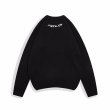 画像3: Dog face applique round neck sweater knit　ユニセックス男女兼用 ドッグフェイスアップリケエンブレム ラウンドネックセーターニット  (3)