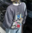 画像5: Astro Boy Family Print Round Neck Long Sleeve Sweatshirt　ユニセックス男女兼用 アストロボーイアトムファミリービンテージ加工プリントラウンドネックスウェット (5)