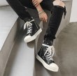 画像5: Unisex leather lace-up high-top sneakers　ユニセックス男女兼用レザーレースアップハイカットスニーカー (5)