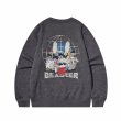 画像7: Astro Boy Family Print Round Neck Long Sleeve Sweatshirt　ユニセックス男女兼用 アストロボーイアトムファミリービンテージ加工プリントラウンドネックスウェット (7)