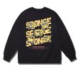 画像2: Spongebob print sweatshirt long sleeve round neck sweatshirt　ユニセックス男女兼用 スポンジボブプリント 長袖ラウンドネックスウェット (2)