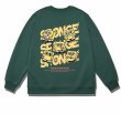 画像5: Spongebob print sweatshirt long sleeve round neck sweatshirt　ユニセックス男女兼用 スポンジボブプリント 長袖ラウンドネックスウェット (5)