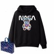 画像3: NASA BASE Violet Bear Boy Print Sweat Hoodie　ユニセックス男女兼用 ナサベースバイオレットベアプリント 長袖フーディスウェット (3)