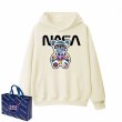 画像2: NASA BASE Violet Bear Boy Print Sweat Hoodie　ユニセックス男女兼用 ナサベースバイオレットベアプリント 長袖フーディスウェット (2)