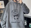 画像5: Spongebob Print Hoodie Sweatshirt ユニセックス男女兼用 スポンジボブプリント 長袖フーディスウェット (5)