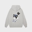 画像4:  MLB NY Dog Baseball Print Hoodie Sweatshirt  ユニセックス男女兼用  MLB NY ヤンキースドッグベースボールプリントフーディ スウェット (4)